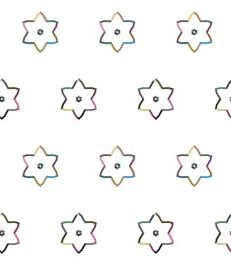 Geometrik süslemeli vektör deseni. Kusursuz tasarım dokusu.