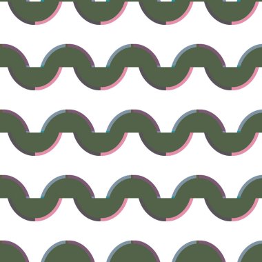 Kusursuz Vektör Deseni. Geometrik Süsleme Biçiminde Arkaplan DokusuName.