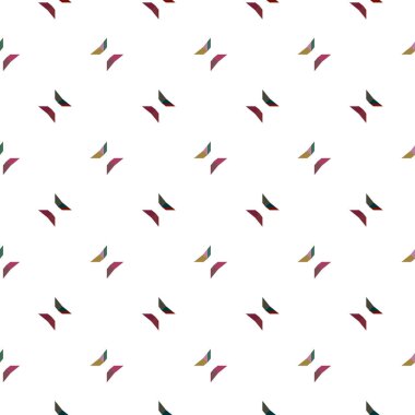 Geometrik süslemeli vektör deseni. Kusursuz tasarım dokusu.