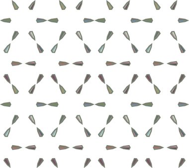 Kusursuz Vektör Deseni. Geometrik Süsleme Biçiminde Arkaplan DokusuName.