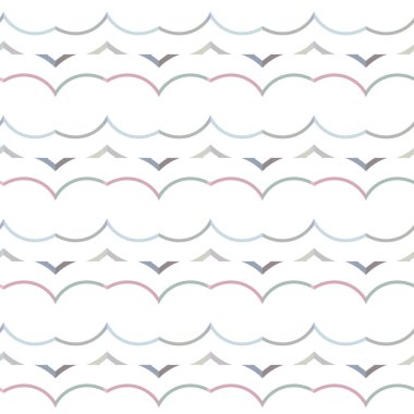Dikişsiz geometrik süs vektör deseni. Soyut arka plan