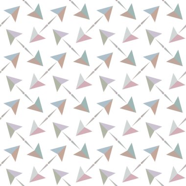Kusursuz Vektör Deseni. Geometrik Süsleme Biçiminde Arkaplan DokusuName.