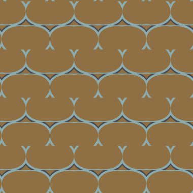 Geometrik süslemeli vektör deseni. Kusursuz tasarım dokusu.