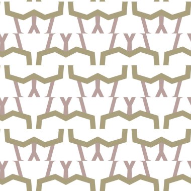 Geometrik süslemeli vektör deseni. Kusursuz tasarım dokusu.