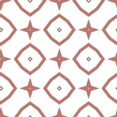 geometrik süsleme biçiminde kusursuz vektör deseni