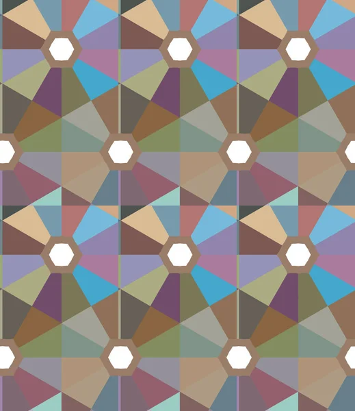 Patrón Vector Ornamental Geométrico Sin Costuras Fondo Abstracto — Archivo Imágenes Vectoriales