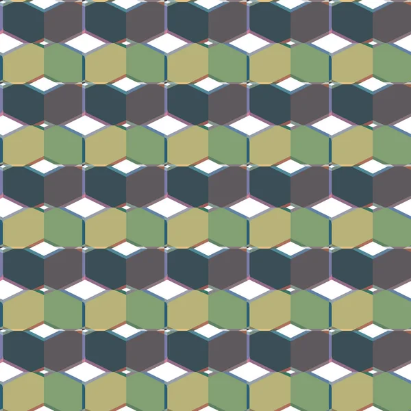 Patrón Vector Ornamental Geométrico Sin Costuras Fondo Abstracto — Archivo Imágenes Vectoriales