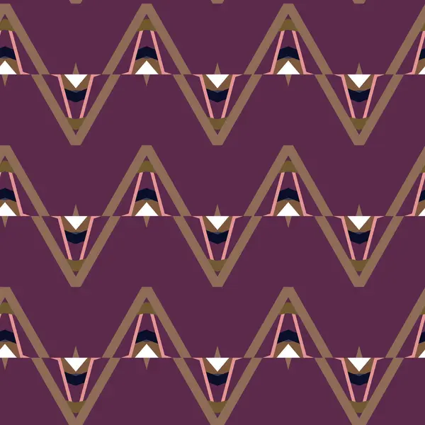 Patrón Vector Ornamental Geométrico Sin Costuras Fondo Abstracto — Archivo Imágenes Vectoriales