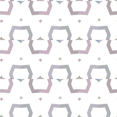 Geometrik süslemeli vektör deseni. Kusursuz tasarım dokusu.