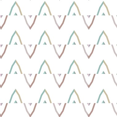 geometrik süsleme biçiminde kusursuz vektör deseni