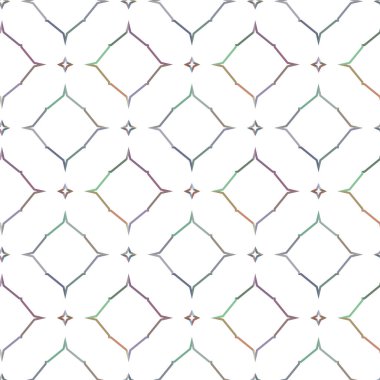 Geometrik süslemeli vektör deseni. Kusursuz tasarım dokusu.