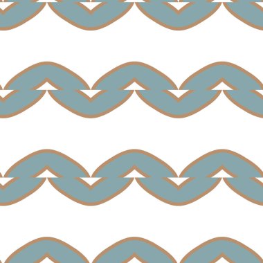 geometrik süsleme biçiminde kusursuz vektör deseni