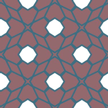 Dikişsiz geometrik süs vektör deseni. Soyut arka plan