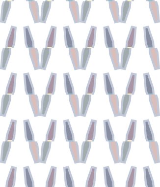 Geometrik süslemeli vektör deseni. Kusursuz tasarım dokusu.