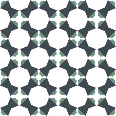 Geometrik süslemeli vektör deseni. Kusursuz tasarım dokusu.