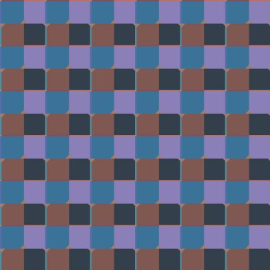 geometrik süsleme biçiminde kusursuz vektör deseni