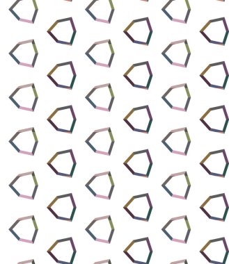 Geometrik süslemeli vektör deseni. Kusursuz tasarım dokusu.