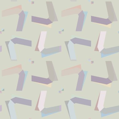 Geometrik süslemeli vektör deseni. Kusursuz tasarım dokusu.