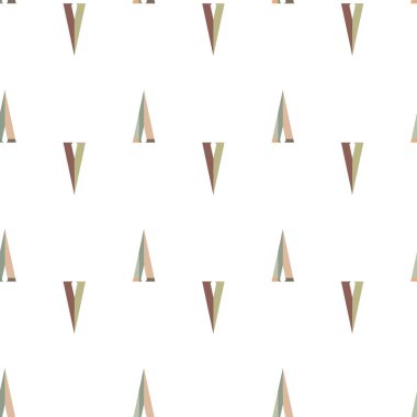 Kusursuz Vektör Deseni. Geometrik Süsleme Biçiminde Arkaplan DokusuName.