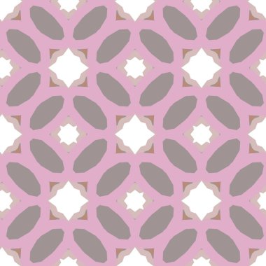 geometrik süsleme biçiminde kusursuz vektör deseni