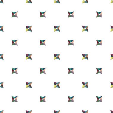 Geometrik süslemeli vektör deseni. Kusursuz tasarım dokusu.