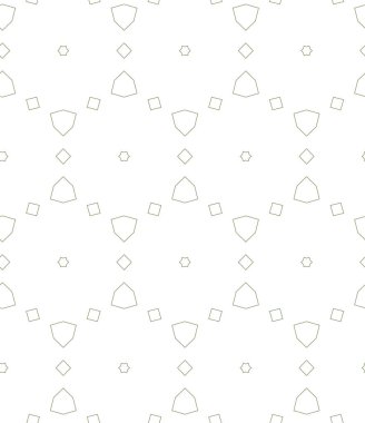 geometrik süsleme biçiminde kusursuz vektör deseni