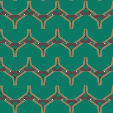Kusursuz Vektör Deseni. Geometrik Süsleme Biçiminde Arkaplan DokusuName.