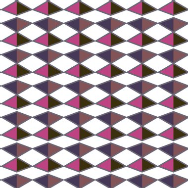 Geometrik süslemeli vektör deseni. Kusursuz tasarım dokusu.