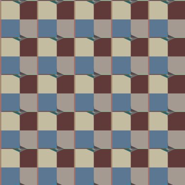 Geometrik süslemeli vektör deseni. Kusursuz tasarım dokusu.