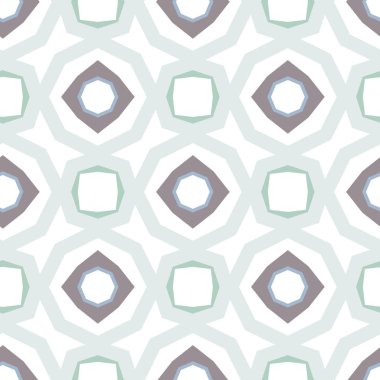 geometrik süsleme biçiminde kusursuz vektör deseni