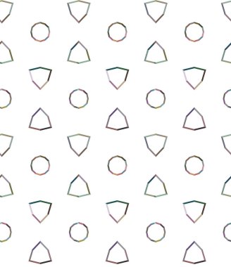 Dikişsiz geometrik süs vektör deseni. Soyut arka plan