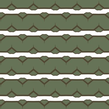 geometrik süsleme biçiminde kusursuz vektör deseni