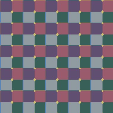 Geometrik süslemeli vektör deseni. Kusursuz tasarım dokusu.