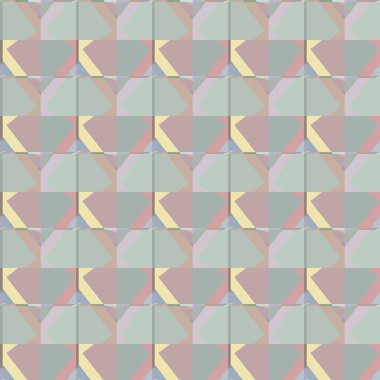 geometrik süsleme biçiminde kusursuz vektör deseni