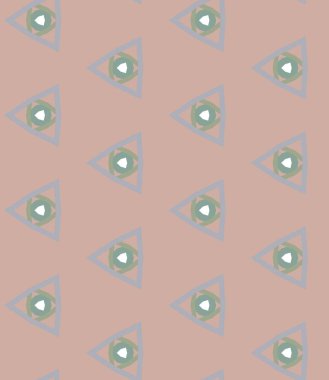 geometrik süsleme biçiminde kusursuz vektör deseni