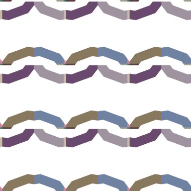 geometrik süsleme biçiminde kusursuz vektör deseni