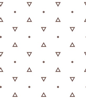 Geometrik süslemeli vektör deseni. Kusursuz tasarım dokusu.