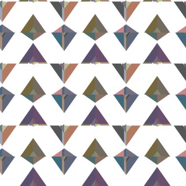 Dikişsiz geometrik süs vektör deseni. Soyut arka plan