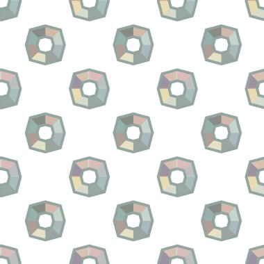 Geometrik süslemeli vektör deseni. Kusursuz tasarım dokusu.