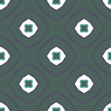 Kusursuz Vektör Deseni. Geometrik Süsleme Biçiminde Arkaplan DokusuName.