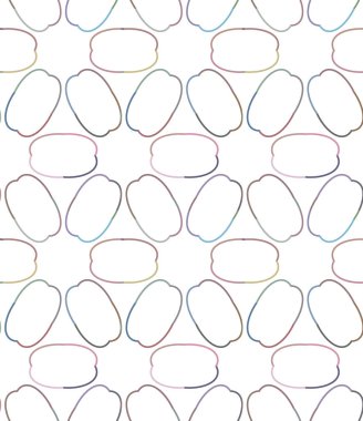 Dikişsiz geometrik süs vektör deseni. Soyut arka plan