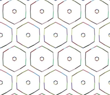 Dikişsiz geometrik süs vektör deseni. Soyut arka plan
