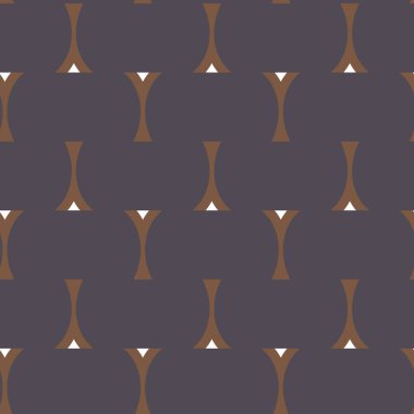 Geometrik süslemeli vektör deseni. Kusursuz tasarım dokusu.