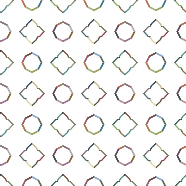 Patrón Vectorial Ornamental Geométrico Textura Diseño Sin Costuras — Archivo Imágenes Vectoriales