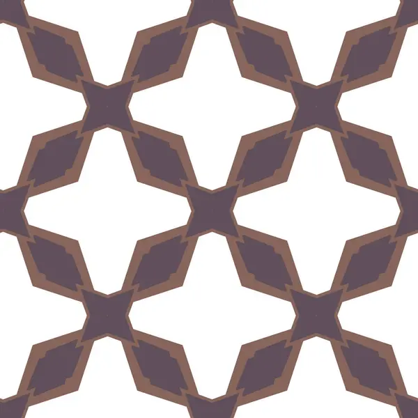 Patrón Vectorial Sin Costuras Estilo Ornamental Geométrico — Archivo Imágenes Vectoriales