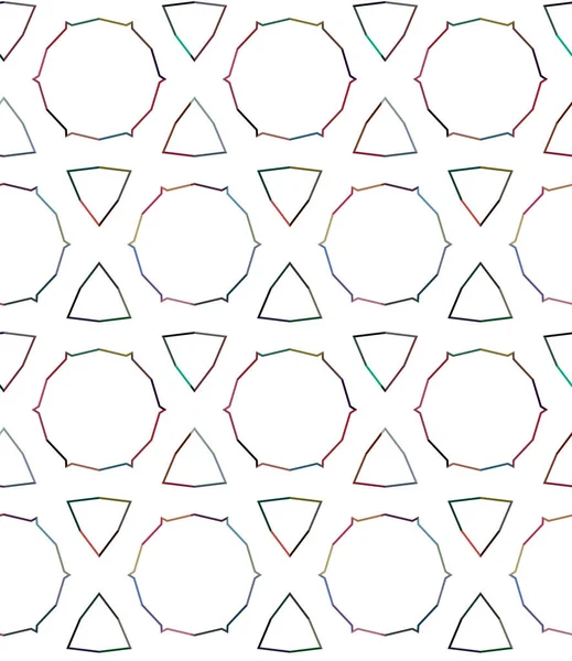 Patrón Vectorial Ornamental Geométrico Textura Diseño Sin Costuras — Vector de stock