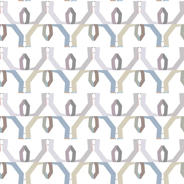 Geometrik süslemeli vektör deseni. Kusursuz tasarım dokusu.