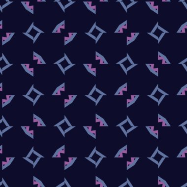 Geometrik süslemeli vektör deseni. Kusursuz tasarım dokusu.
