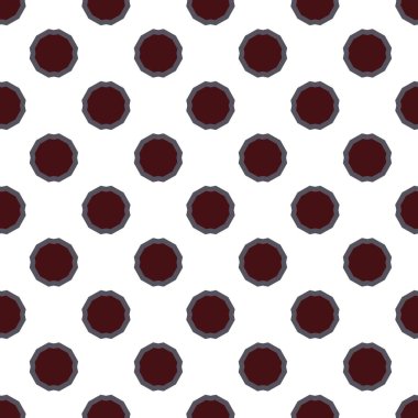 Geometrik süslemeli vektör deseni. Kusursuz tasarım dokusu.