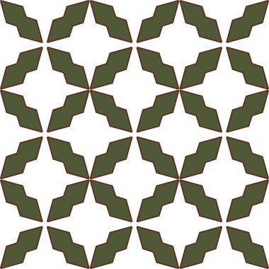 Dikişsiz geometrik süs vektör deseni. Soyut arka plan